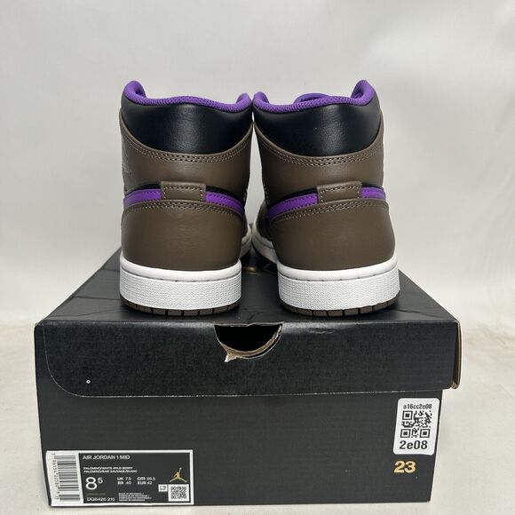 Nike Shoes Air Jordan 1 Mid Retro “Palomino/Purple Mocha” 2024 main image 6